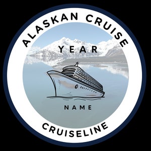 Customizable Alaska Cruise Door Magnet- Light