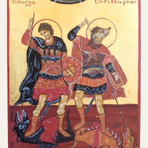 Cartes postales Saint-Georges et Saint-Christophe (Paquet de 6 cartes)