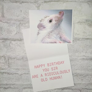 Birthday Card for him #12-Happy Birthday you sir, are a ridiculously old human.