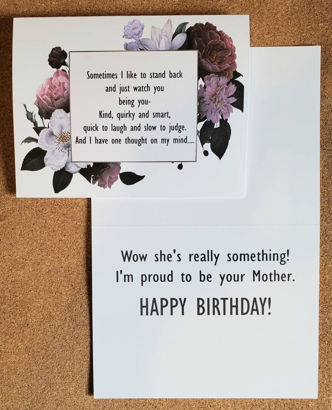 Birthday Card For Mom Funny Birthday Card For Mom From Daughter