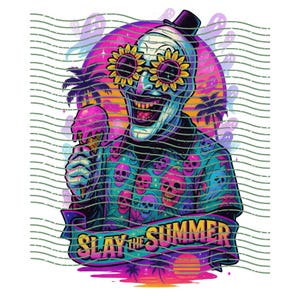 Slay the summer with Art The clown Terrifier PNG