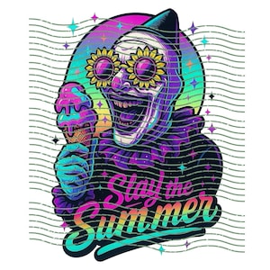 Slay the summer Art the clown PNG