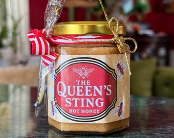 Hot Honey Gift for Him Spicy Creamed Honey Lover Gift for Foodie Dad Birthday Gift for Mom Charcuterie Honey Hostess Gift for Dinner Party