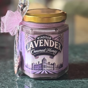 Infused Honey Lavender Flavored Honey Tea Favor Gift for Her Creamed Whipped Honey Gift For Lavender Lattes For Forsyth Saga Inspired