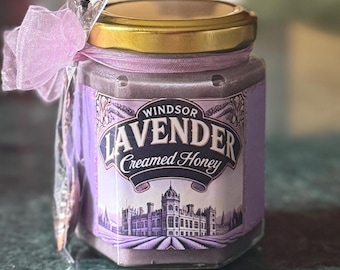 Infused Honey Lavender Flavored Honey Tea Favor Gift for Her Creamed Whipped Honey Gift For Lavender Lattes For Forsyth Saga Inspired