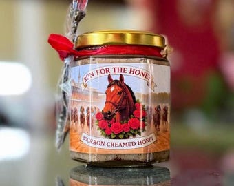 Kentucky Derby Gift, Run for the Roses Honey Bourbon, Derby Party Favor, Churchill Downs, Bluegrass Charm, Derby Day Gift
