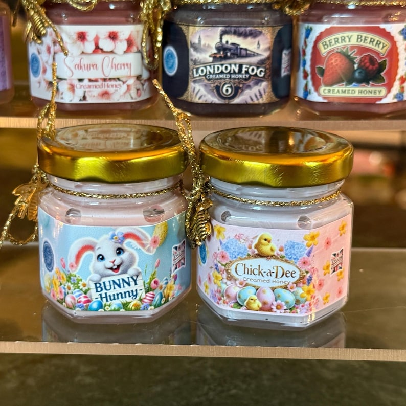 English Creamed Honey Gift Set – Choose 3 Flavors – Raw Whipped Honey in Small Jars