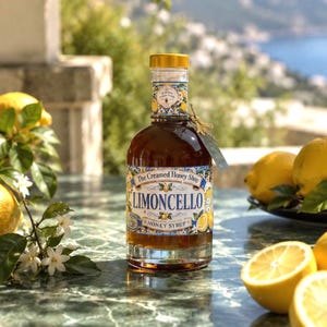 Limoncello Cocktail Syrup Gift for Hostess, Housewarming, Bridal Shower and Summer Entertaining