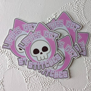 Liches Get Stitches Vinyl Sticker