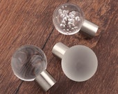 1.2 quot Crystal Ball Knobs Cabinet Door Pulls Knobs Drawer Knobs Pulls Handle Dresser Pulls Glass Knobs Hardware Bright Chrome 30mm D018