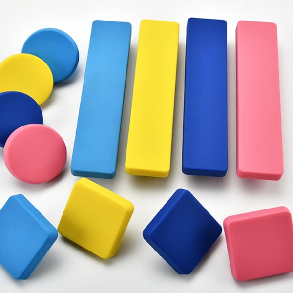 1.2" Pink Blue Yellow Environmental Protection Soft Rubber Kids Room Cabinet Knobs Pulls Drawer Pulls Dresser Pulls Cabinet Hardware F617