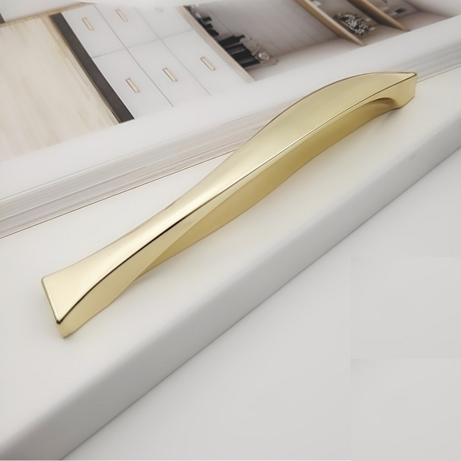 3.78 5 Black Gold Kitchen Handles Pulls Etsy