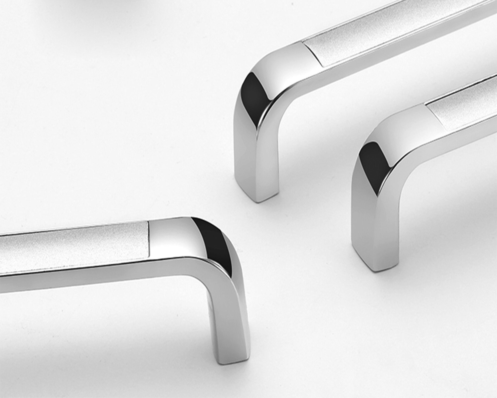 3.8 5 6.3 Black Sliver Pink Handles Etsy