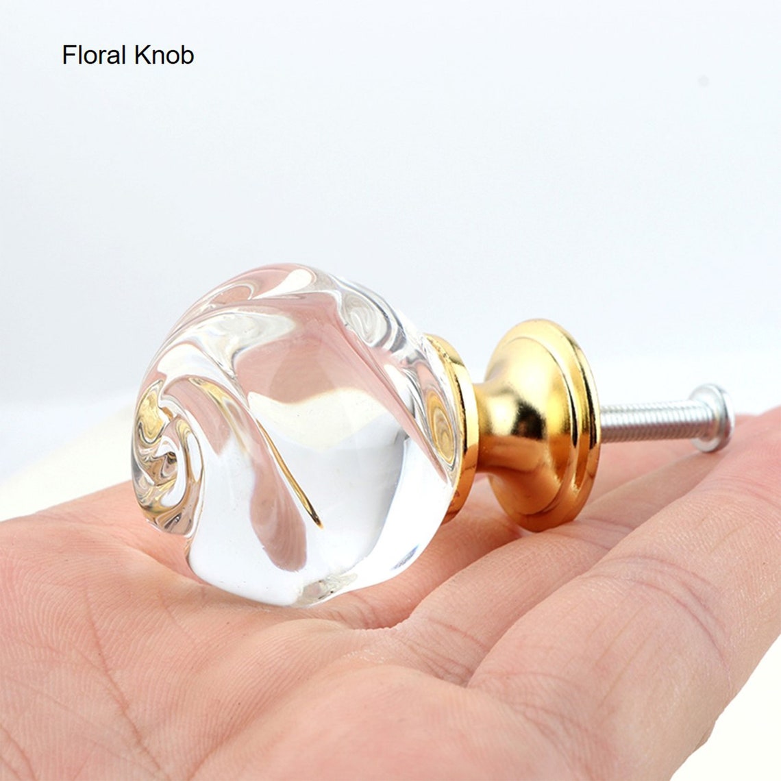 1.2 Crystal Ball Drawer Pulls Knobs Door Pulls Etsy