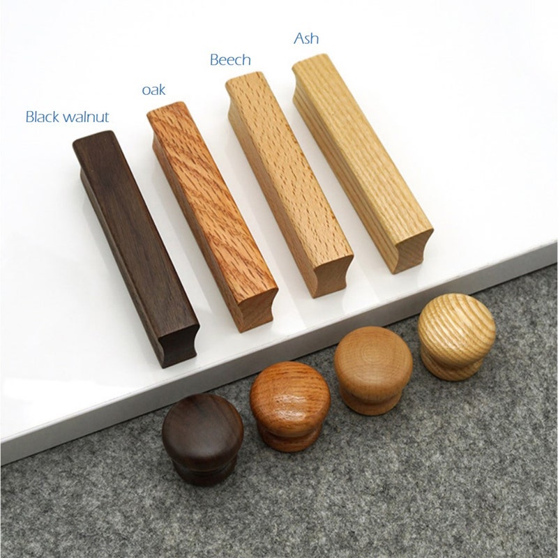 Wood Drawer Knobs Etsy