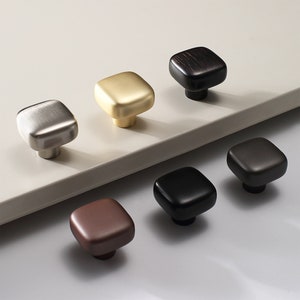 1.2"  Nordic Creativity Cupboard Cabinet Knobs Pulls Modern Simple Drawer Knobs Pulls Dresser Pulls Gold Gray Brown Sliver Hardware M686