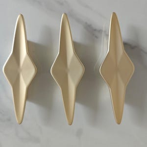 Brushed Gold Pole Star Cabinet Handle: Zinc Alloy Drawer Pull M231