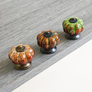 Ceramiczna gałka do szafki: antyczny brąz, uchwyt do szuflady komody (40 mm, 1,55 cala) C018