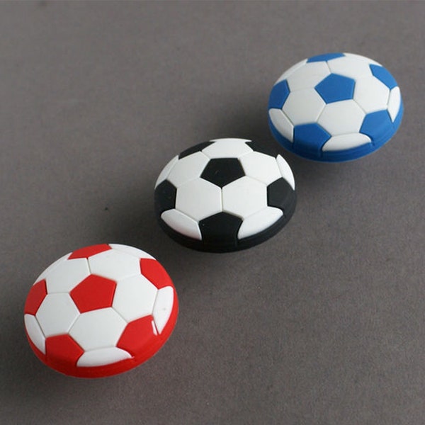 Soft Rubber Football Cartoon Handle Knobs Children Room Drawer Sandle Knobs shoe Cabinet Door Knobs Environmental Protection Hardware K003