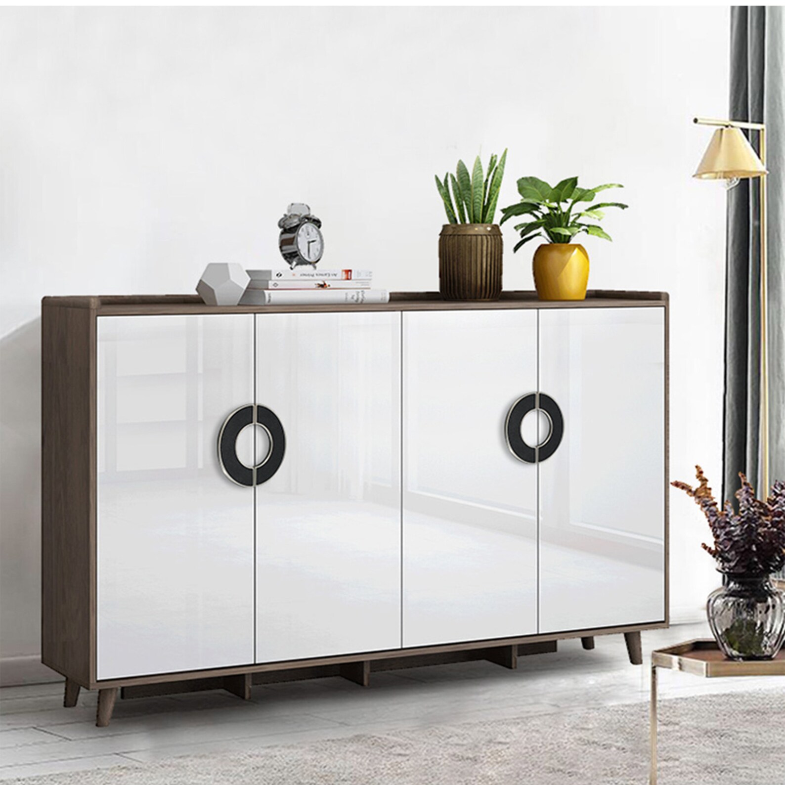 2.5 3.75 Black Leather Pulls Handles Etsy