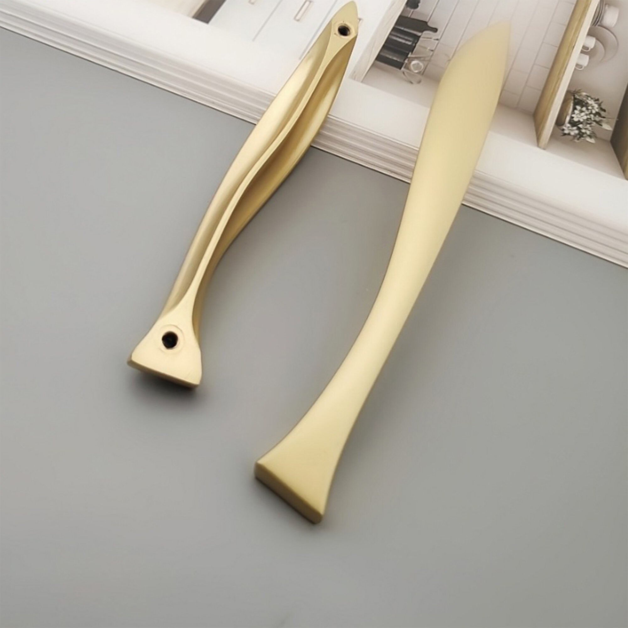 3.78 5 Black Gold Kitchen Handles Pulls Etsy