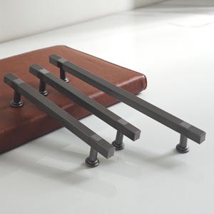 Gray & Gold Zinc Alloy Drawer Pulls: Modern Cabinet Handles