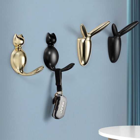 Gold Black Creative Decorative Wall Hanging Hooks Clothes Hanger Hanging Clothes Hook Wall Hooks Cabinet Hooks Wardrobe Clothes Hooks M1003 Etsy