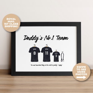 Custom Exeter Chiefs Rugby  Rugby Print | Personalised Exeter Chiefs Shirt Print | Rugby Prints | Fathers Day Gift | Print at home