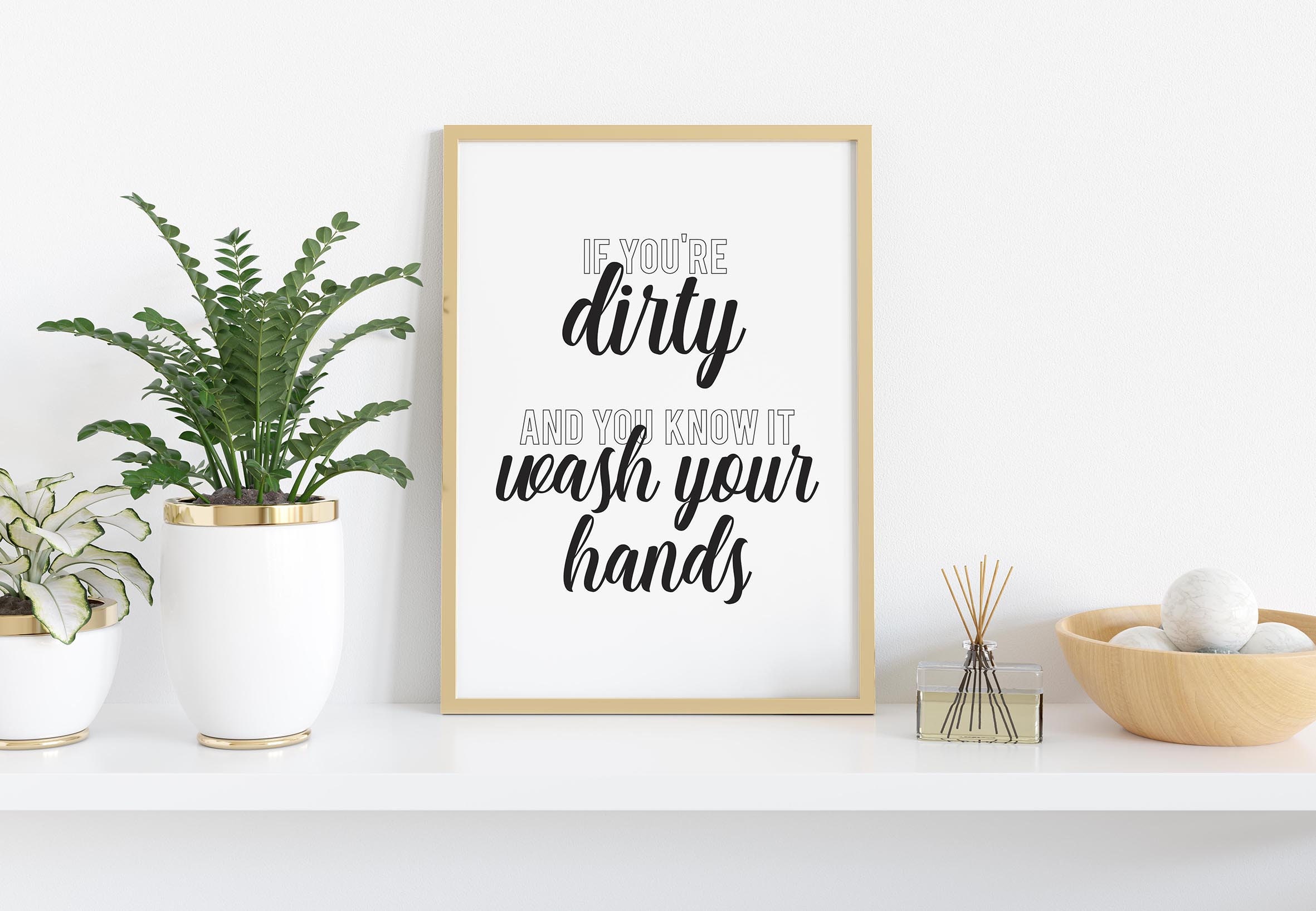 Badezimmer Zitat Druck lustige Badezimmer Wandkunst wenn | Etsy