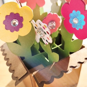 Carte 3D de la boîte à fleurs