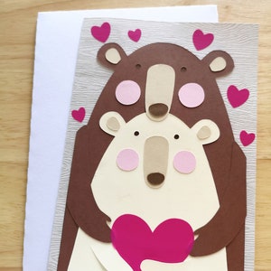 Carte câlin d’ours