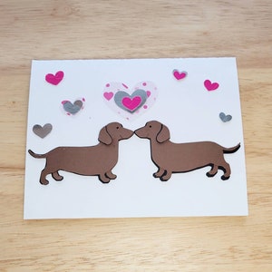 Carte d’amour teckel
