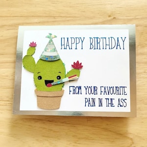 Carte d’anniversaire amusante