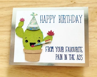 Funny birthday card