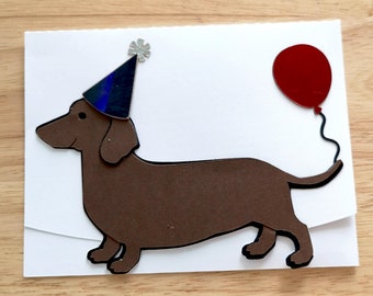 Dachshund Birthday card