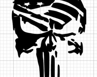 Punisher skull American flag - SVG PNG cutting file image for cricut, pride trucks guys