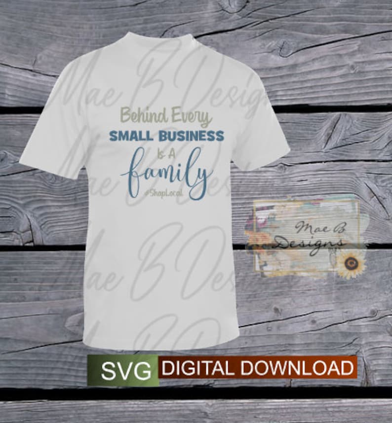 Behind Every Small Business Is A Family Behind Every Small Business is a Family SVG Download File ONLY | Etsy