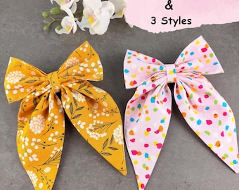 Handmade Large Hair Bows, Girls Hair Clip, Girls Hair Accessories, Bridal Hair Bows, Hair Clips for Women, Custom Hair Bow