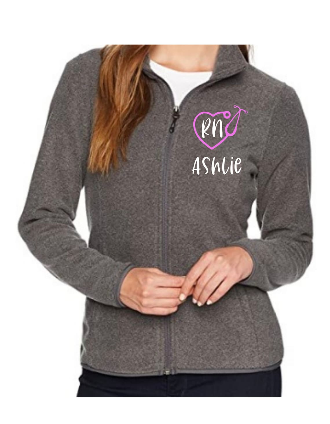 Personalized Fleece Jackets Etsy