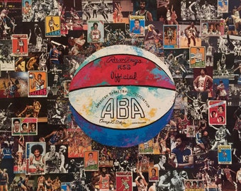 American Basketball Association (ABA) Greatest Players Gallery Wrapped Canvas