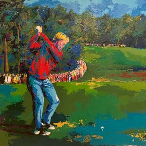 Leroy Neiman Masters Painting Golf - Etsy