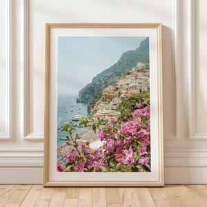 Positano Print Italy Printable Art, Mediterranean Wall Art Amalfi Coast Print, Positano Photography Italian Beach Poster