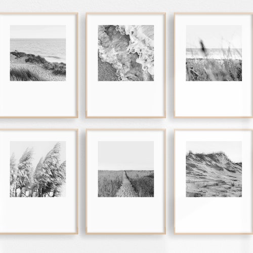Set of 3 Prints PRINTABLE Print Set Black and White Prints Etsy