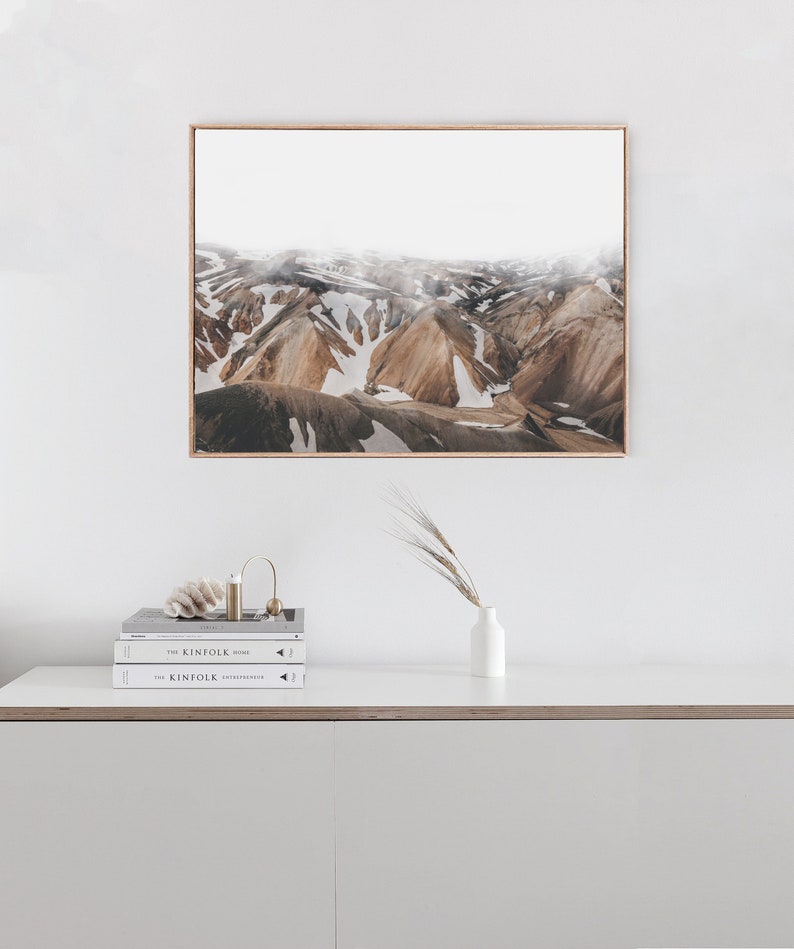 Iceland Print Mountain Wall Art Landscape Wall Art Printable Art Iceland Wall Art Downloadable Print