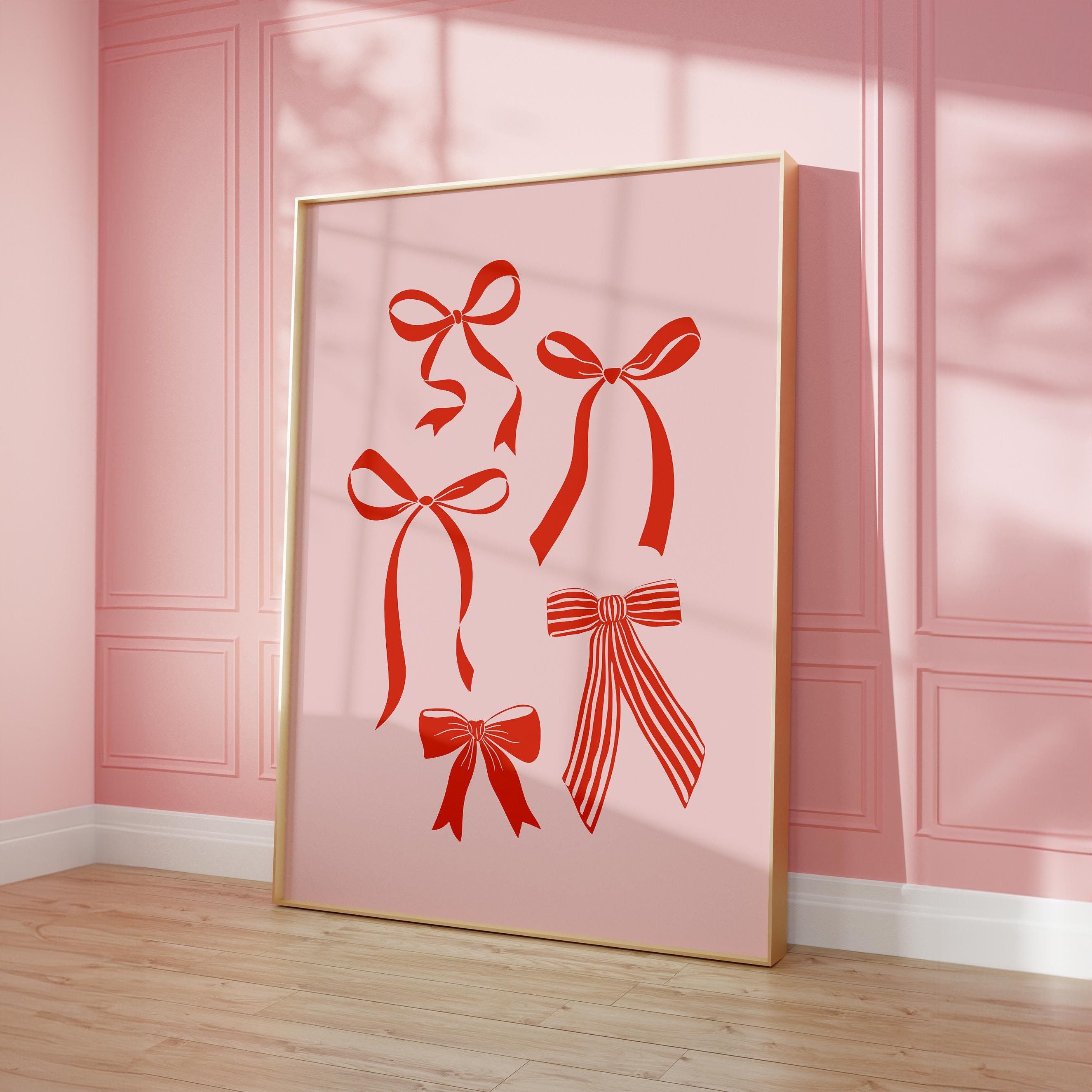 Decoratieve kussenslopen voor meisjeskamer roze strik esthetische