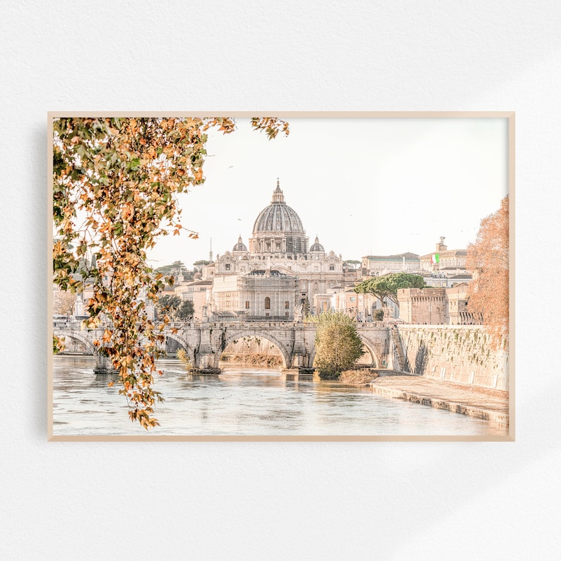 Rome Wall Art Italian Decor Vatican Wall Art Rome Etsy
