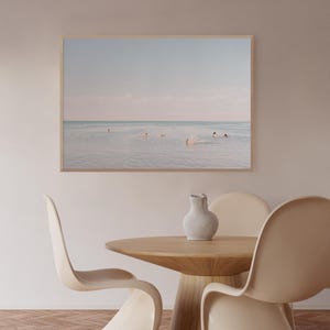 Serene Beach Print Swimming Print, Bathroom Decor Blue Bathroom Wall Art, Beach Photography Downloadable Print Beach Printable Art image 10