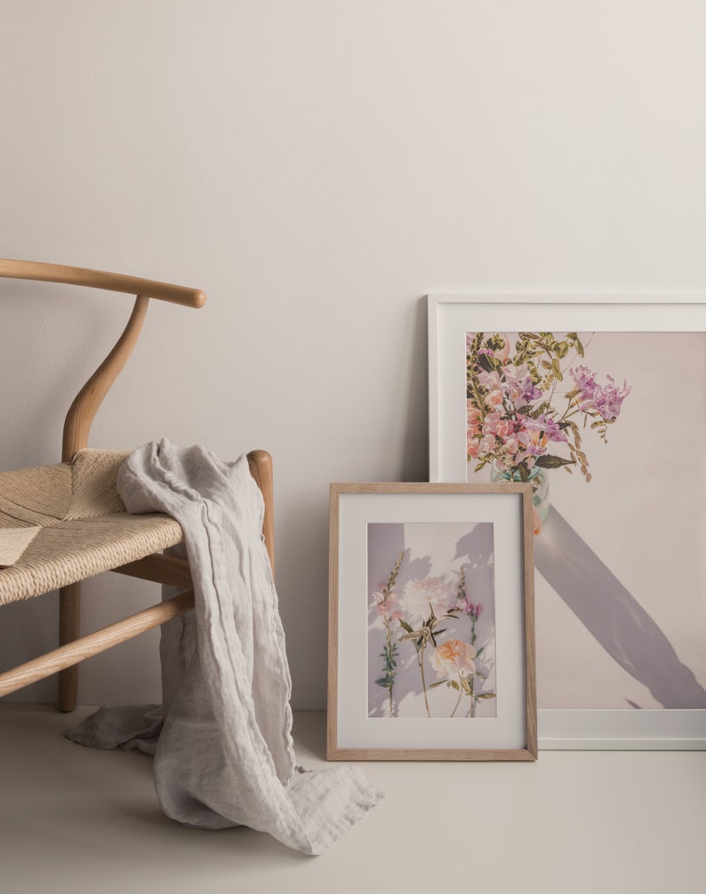 Floral Print Set Set of Prints Flower Wall Art Printable Etsy