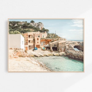 Mallorca Wall Art | Spain Wall Art | Spanish Beach Print | Mediterranean Coastal Decor Downloadable Print | Cala S&#39;Almunia Printable Art