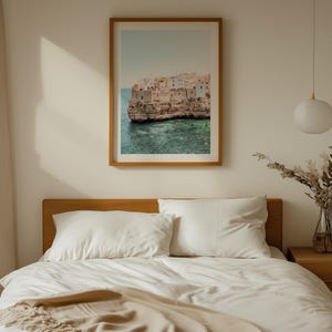 Polignano a Mare Print Puglia Italy Print, European Wall Art Puglia Printable Art Italian Summer Art Print Downloadable Print image 5